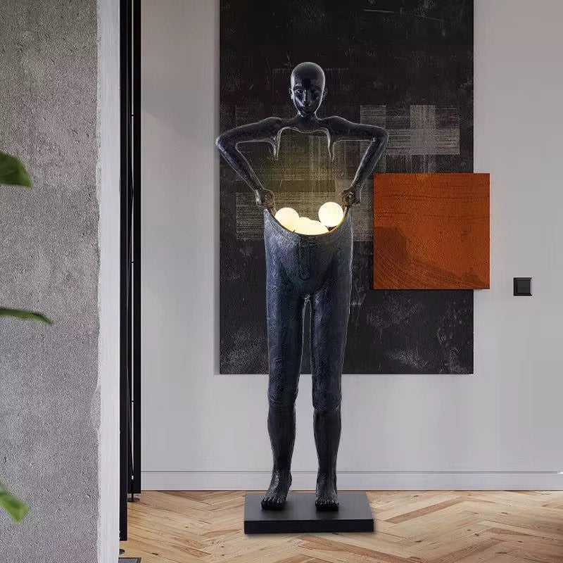 standing led humanoid tall floor lamps