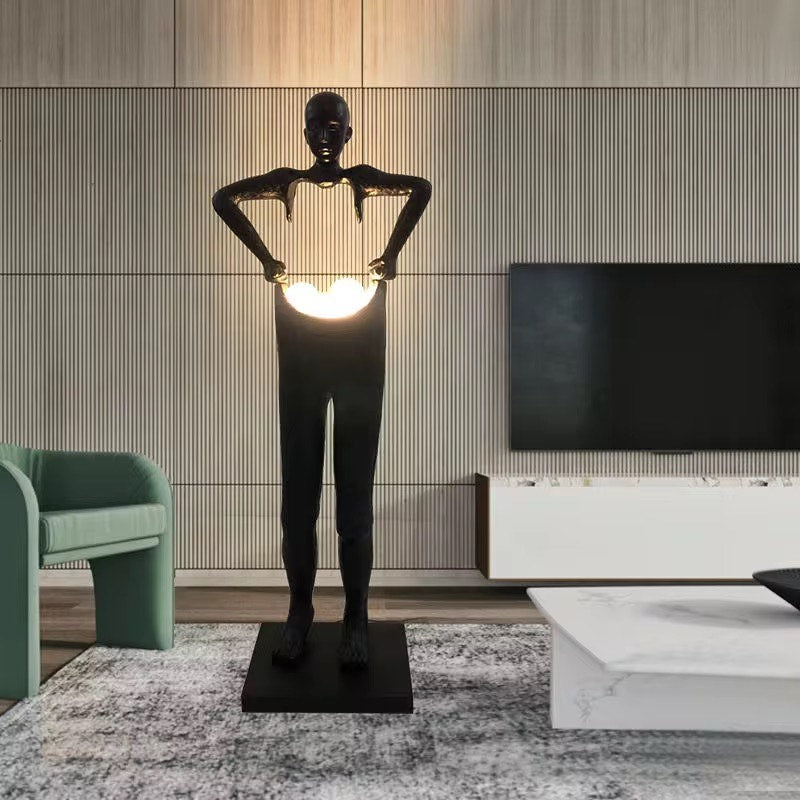 standing led humanoid tall floor lamps