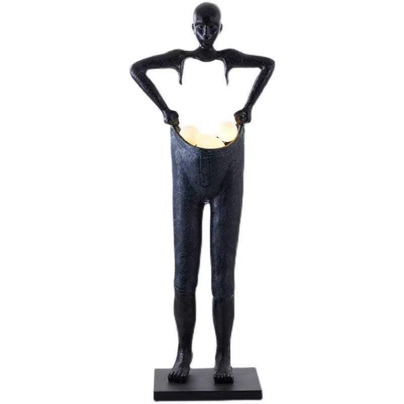 standing led humanoid tall floor lamps