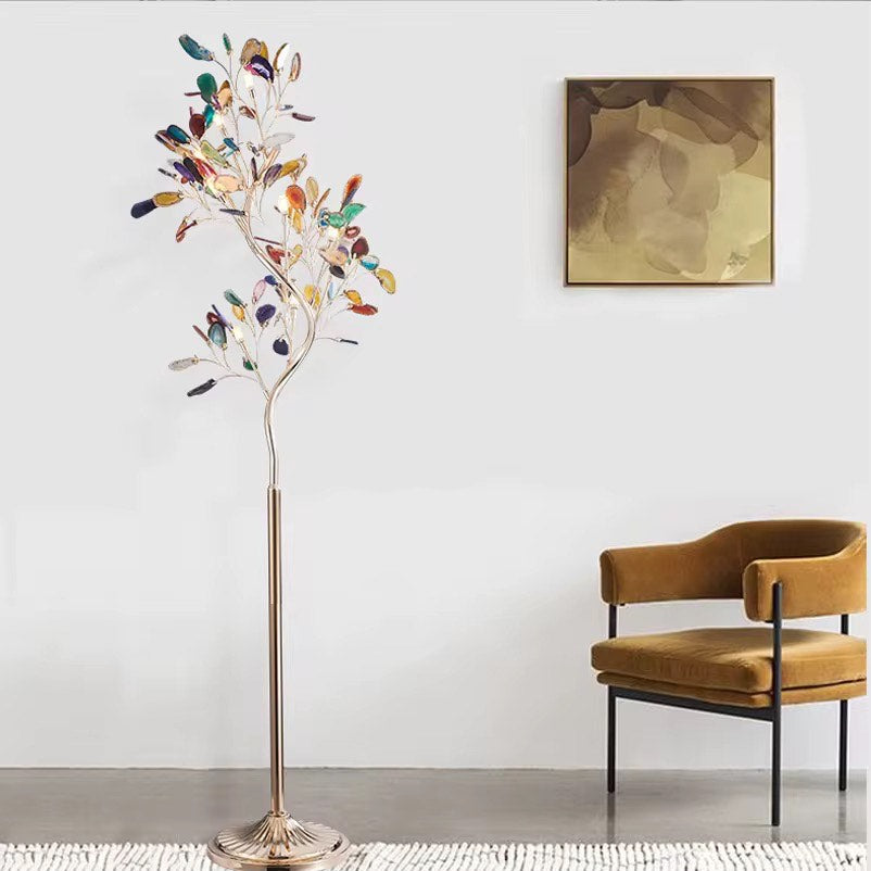 Tree shape nordic standing floor lamp