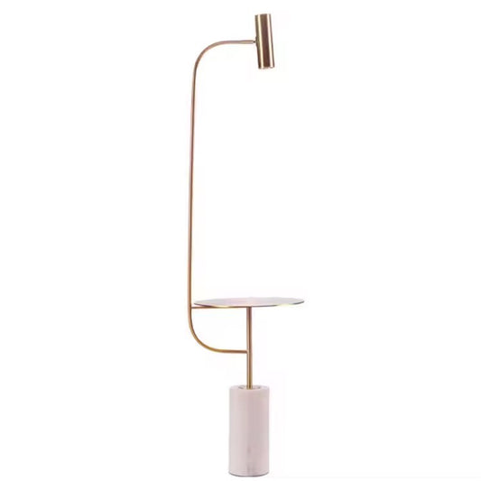 Marble base gold luxury floor lamp