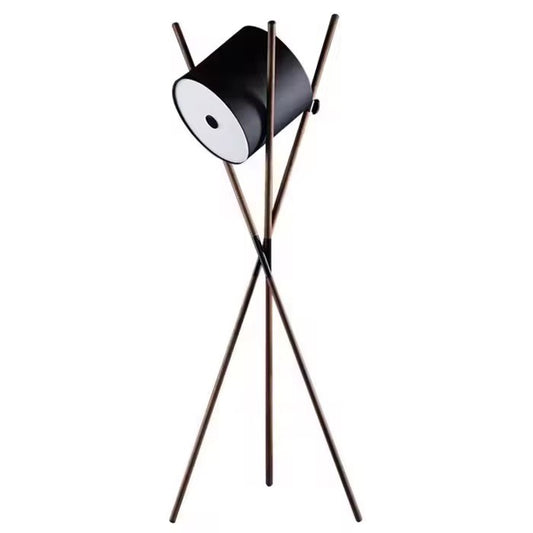 Walnut LED floor lamp