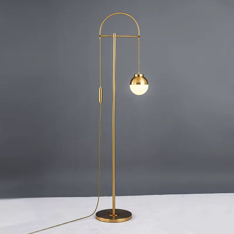 Nordic metal arch floor lamp