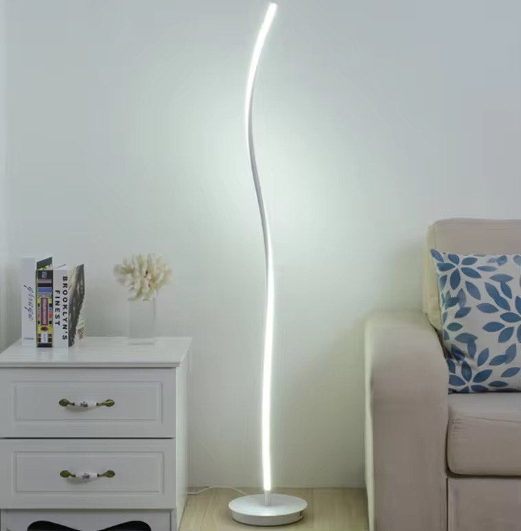 Spiral decorative Nordica modern led floor lamp