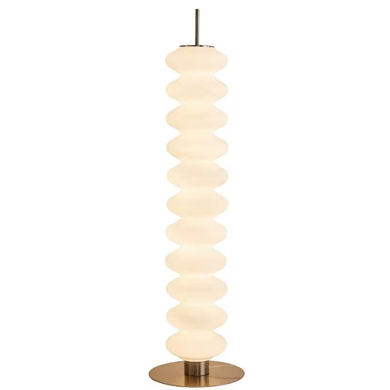 Glass abacus beads LED standing floor lamp