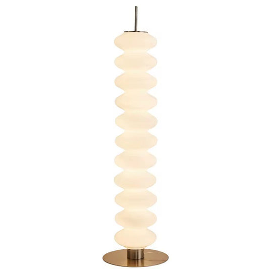 Glass abacus beads LED standing floor lamp