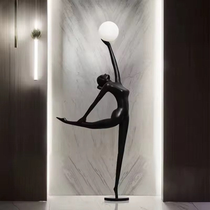 Creative Human Sculpture Design  Floor Lamp