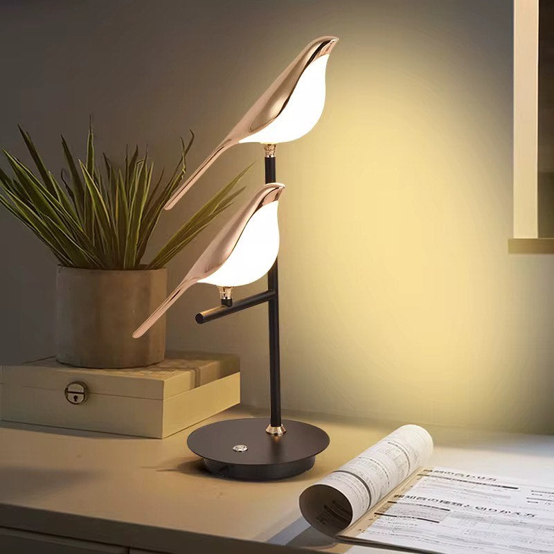 Metal bird Led Table Lamp