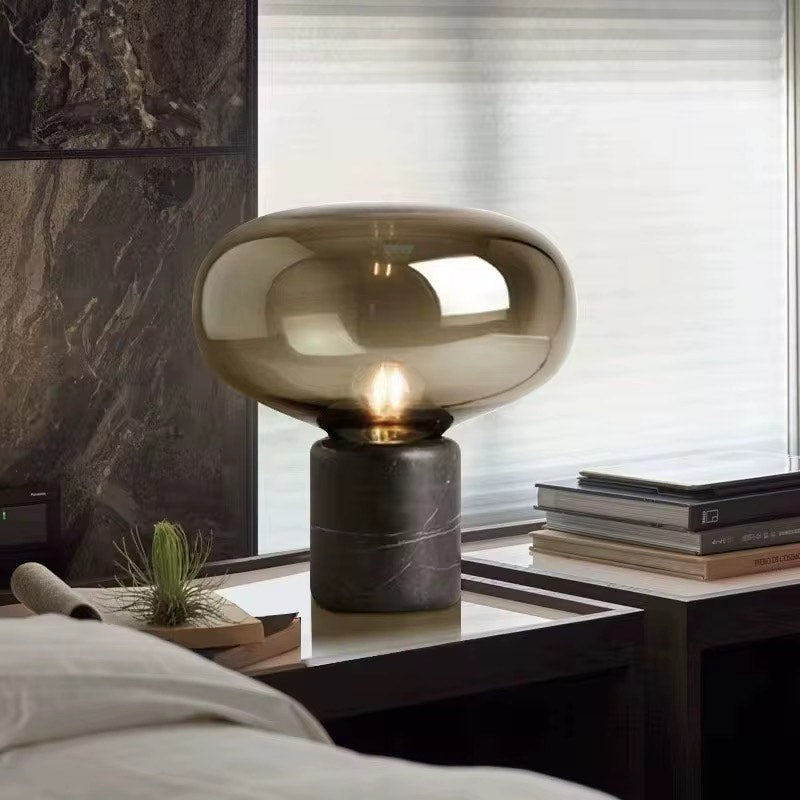 Modern Led glass lampshade Table Lamp