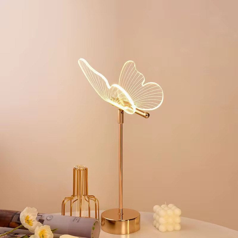 Butterfly acrylic table lamp