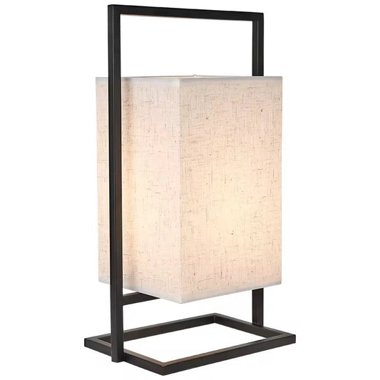 Fabric shade table lamp