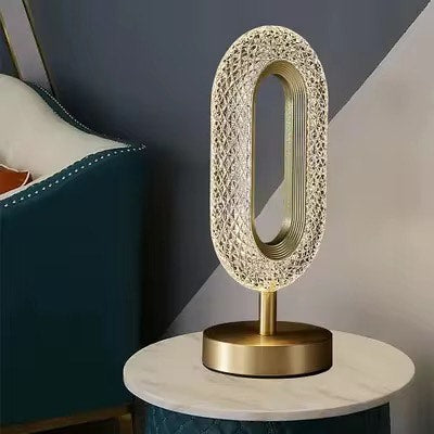 Luxury led acrylic crystal table lamp