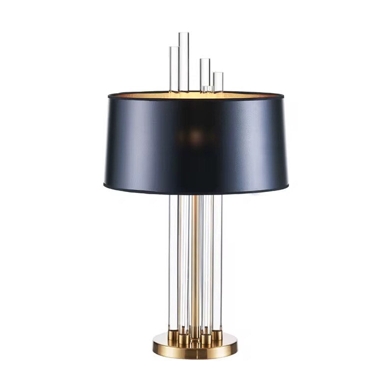 Coffee modern crystal table lamp