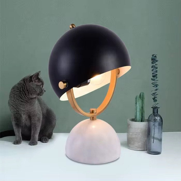 Unique Metal Black lampshade  table lamp