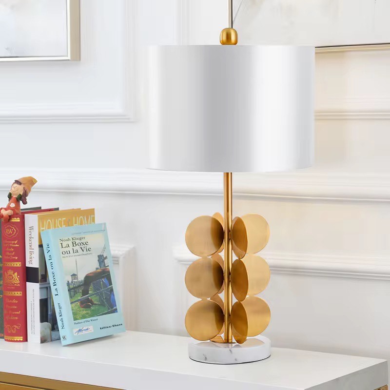 Metal marble base Table Lamp