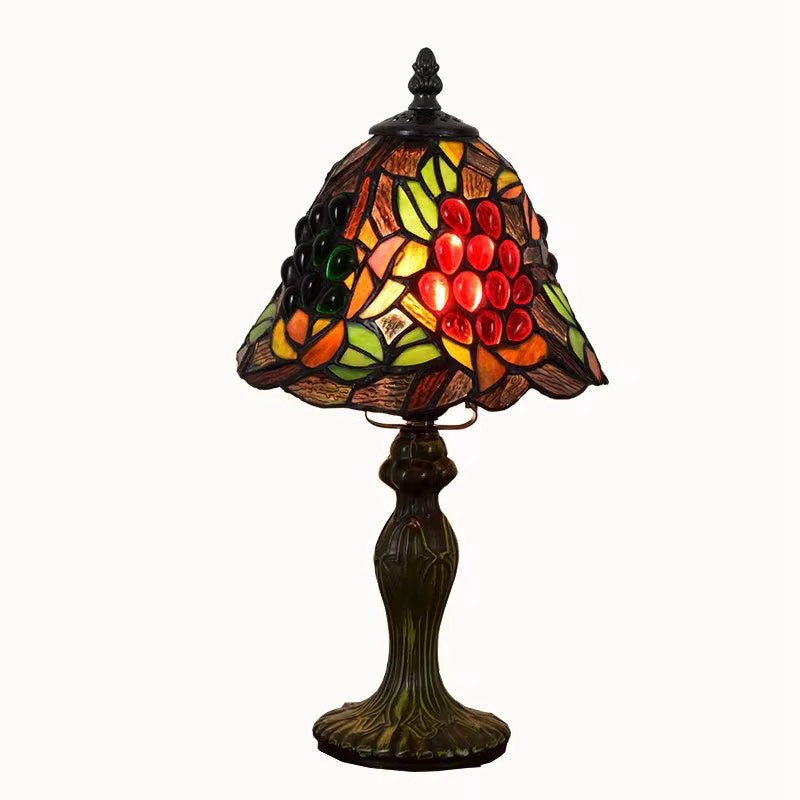 Tiffany desk Lamps Vintage Rose retro glass table lamp