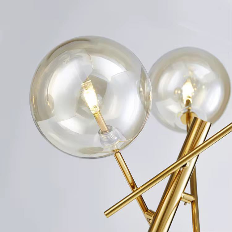 Glass Bubble Globe led table lamp