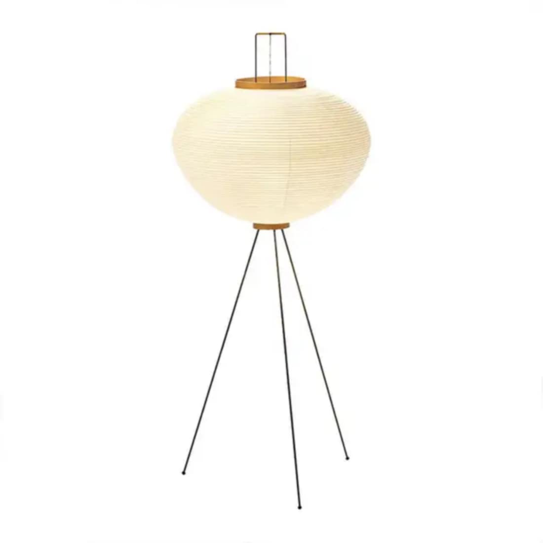 Rice paper shade standing floor lamp